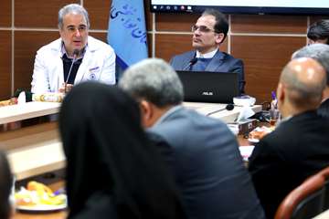 جلسه مدیران گروه های آموزشی در بیمارستان رفیده